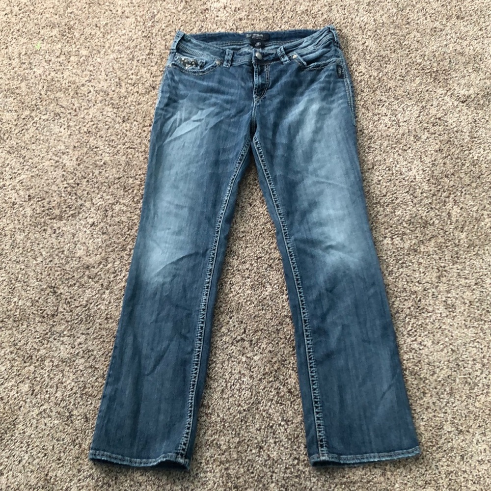 Silver jeans